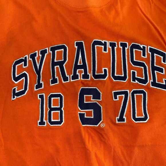 Old Varsity T-Shirt Unisex Color No Size Orange Syracuse 1870 Raised Letters - Picture 4 of 8